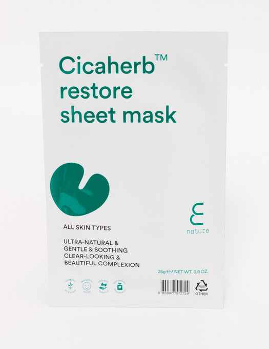 E NATURE Cicaherb™ restore sheet mask set