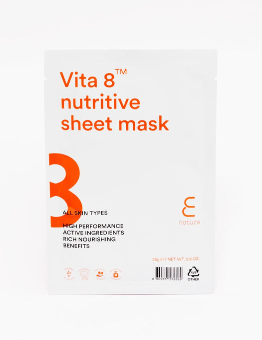 E NATURE Vita 8™ nutritive sheet mask set